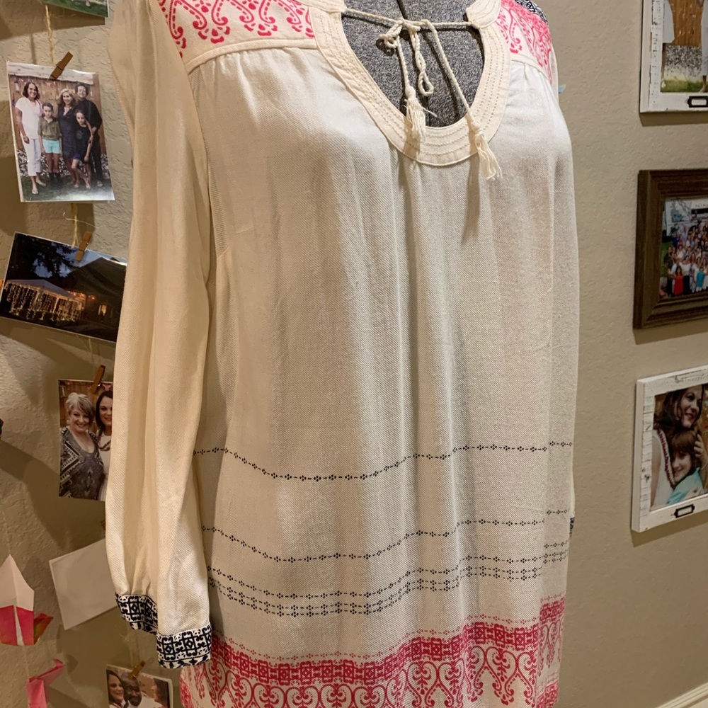 Boho Patterned Blouse - Picture 2 of 8